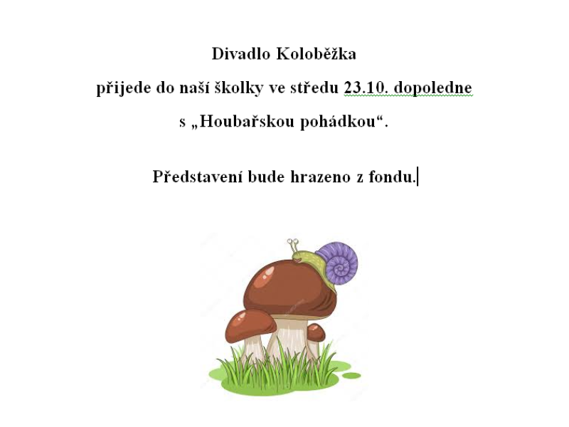 Houbařská pohádka