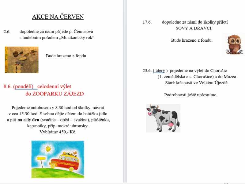 akce červen